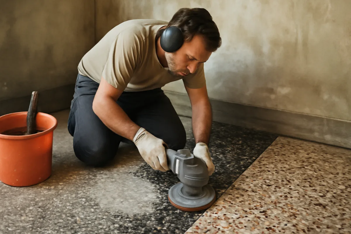 Recupero di pavimenti in graniglia: tecniche poco note per riportarli all’antico splendore