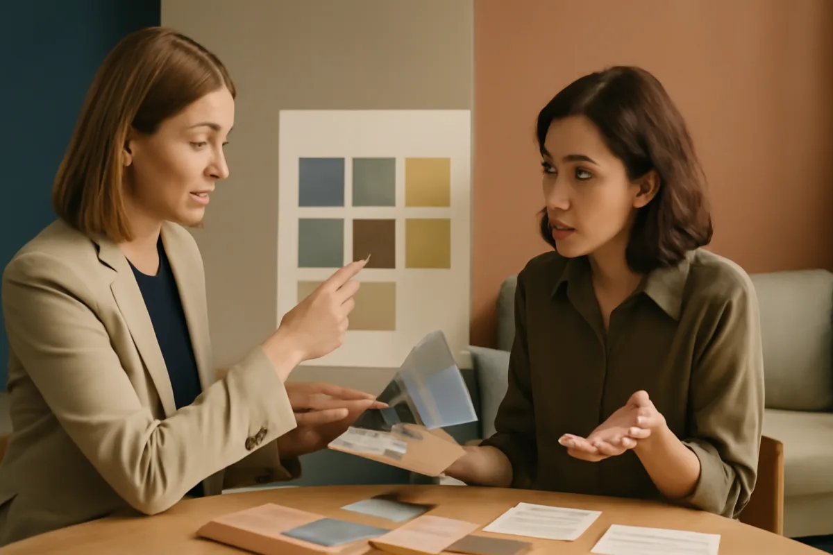 Come funziona una consulenza sulle finiture murali? Semplifica la scelta evitando errori di abbinamento