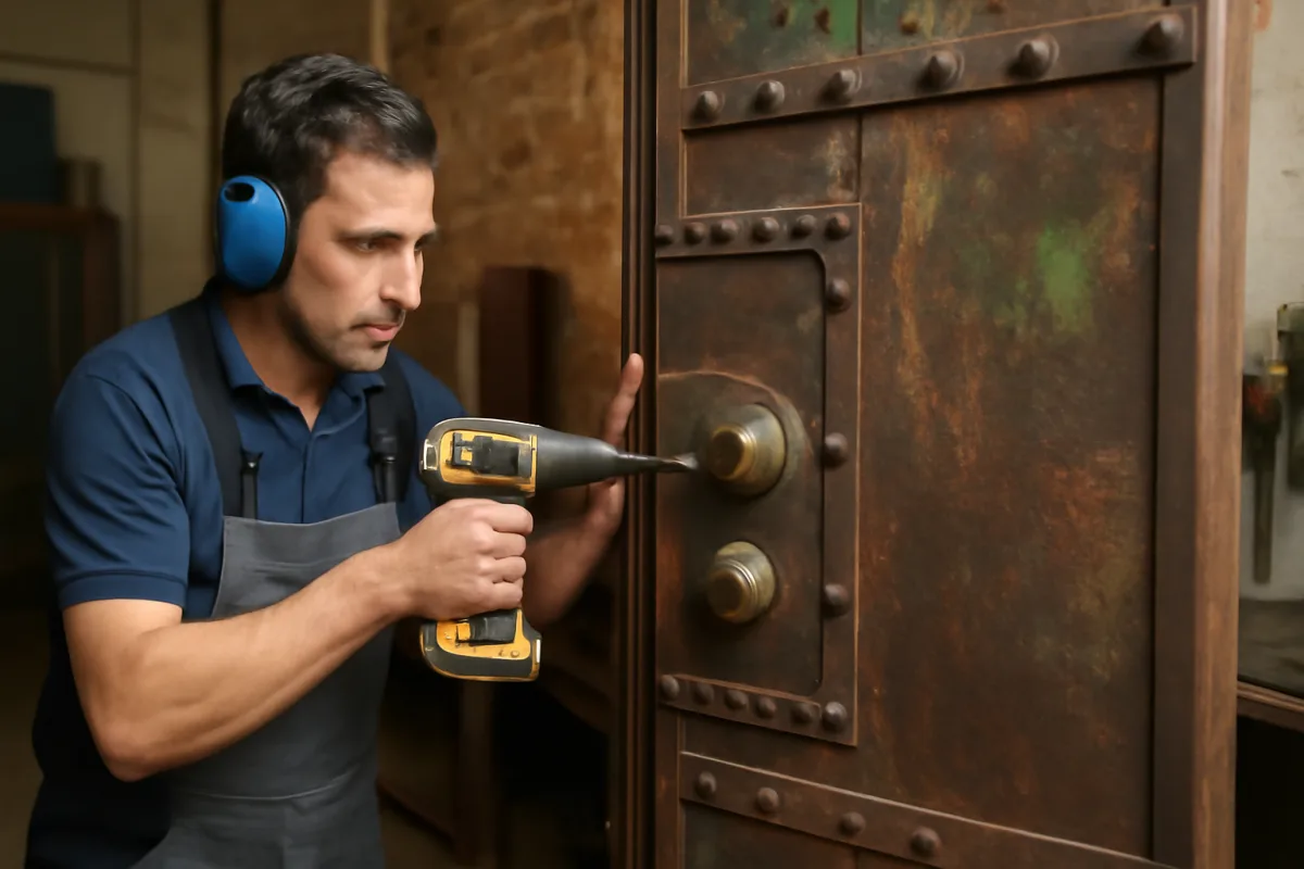 Restauro di porte blindate d’epoca: l’intervento che migliora funzionalità e sicurezza