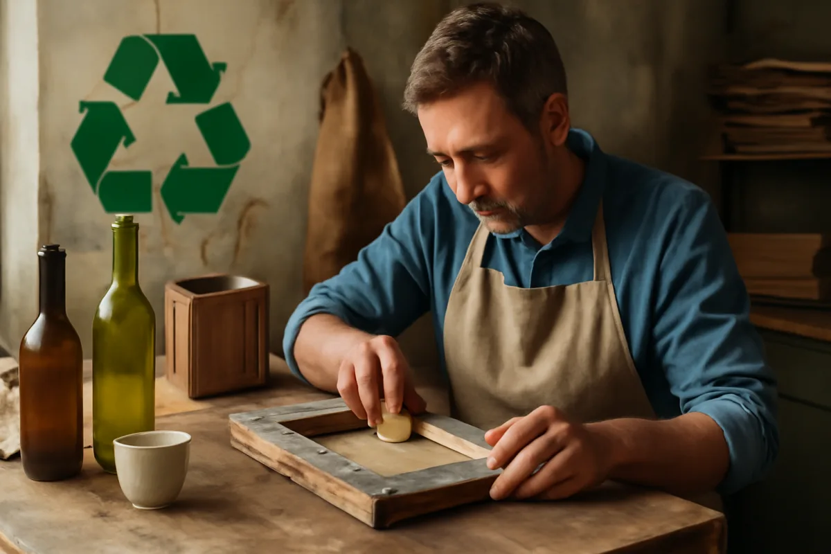 Lavorazioni artigianali con materiali riciclati: riduci l’impatto ambientale e crea pezzi unici